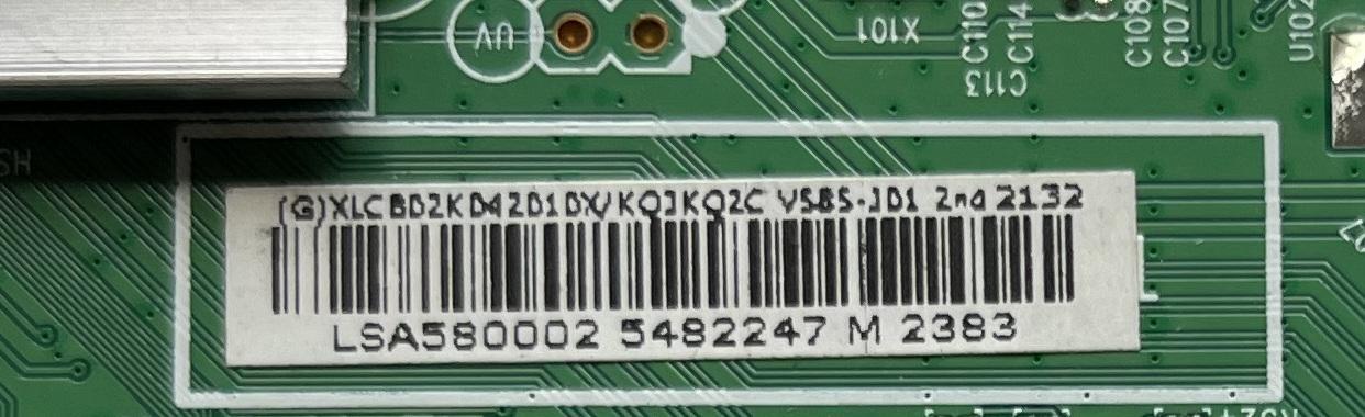 KIT DE TARJETAS PARA TV VIZIO SMARTCAST / MAIN XLCB02K042 / 715GB692-M0E-B00-004D / 715GB692-M0E-B00-004Y / T-CON CV580U1-T01-CB-1 / E3CCBB580001 / E3CCBB580002 / FUENTE PLTVKJ291XADL / 715G9165-P01-002-003M / MODELOS V585-J01 LMXUE9S V585-J01 LTCUE9LX - Imagen 4
